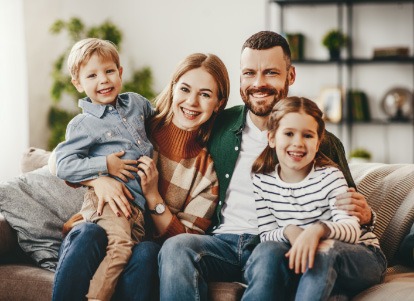 smiling family